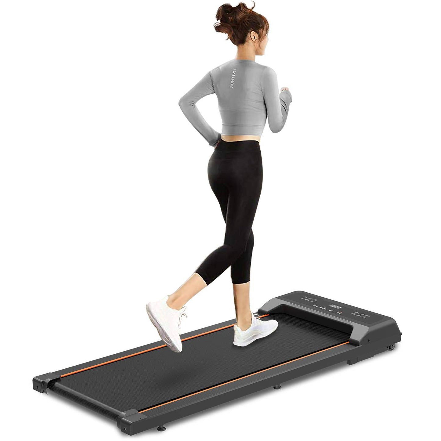 Walking Pad Under Desk Treadmill LED Display And Remote Control Portable Treadmill