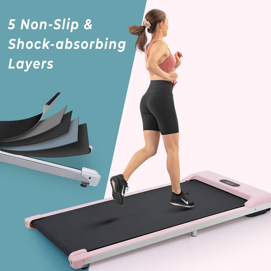 2 In 1 Under Desk Electric Treadmill With Bluetooth APP And Speaker Remote Control